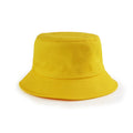 Ready Ship Yellow Cotton Bucket Hat for Men Women Fisherman Blank Plain Cap for Fishing Ski Party Casual Travel Cycling Daily