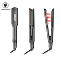 Professional 2-in-1 Ceramic Electric Infrared Hair Straightener LCD Factory Direct for Household Hotel Use French Operating