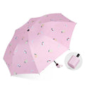 Custom Logo 3-Folding Summer Luxury Golf Umbrella Modern Design Children's Umbrella Luxury