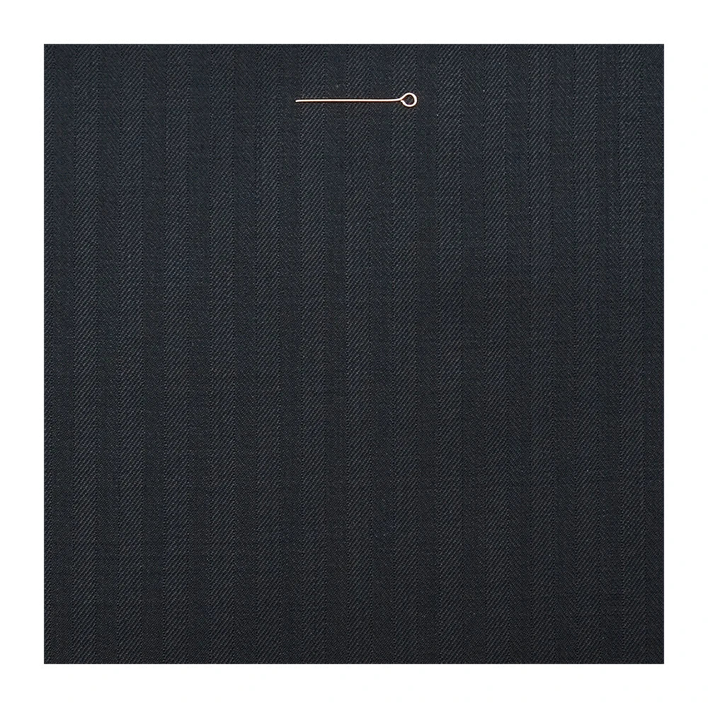 High-Class Eco-Friendly Yarn Dyed Merino Wool Woven Wool Blend Worsted Fabric for Jacket and Suit Twill Stripe Style