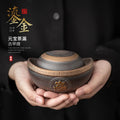 Tea Strainer Japanese Gilding Iron Glaze All-ceramic Tea Filter Tea Separator