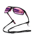 FSK3027 Fashion Sports Night Vision Shades Sun Glasses Women Polarized Sunglasses Men TR90 Mirror Riding Eyewear