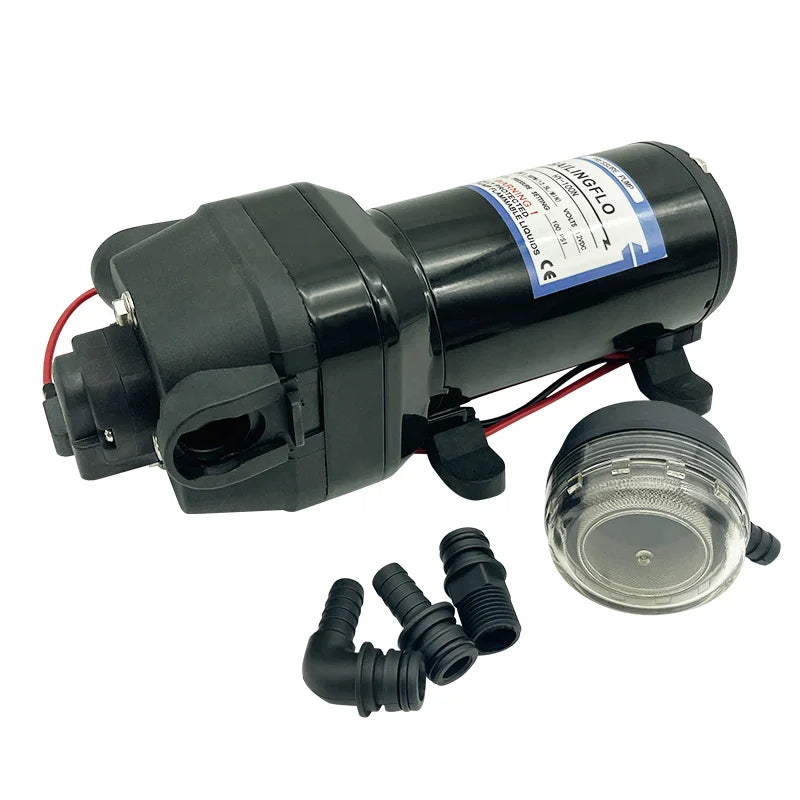 SAILINGFLO HY-100N 12V 12.5LPM High Pressure Diaphragm Pump Electric Cleaning Pump