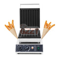 8- Hole Cruller Machine Electric Counter Top Commercial Bakery Equipment for Bar Dessert Churros Waffle Making Machine
