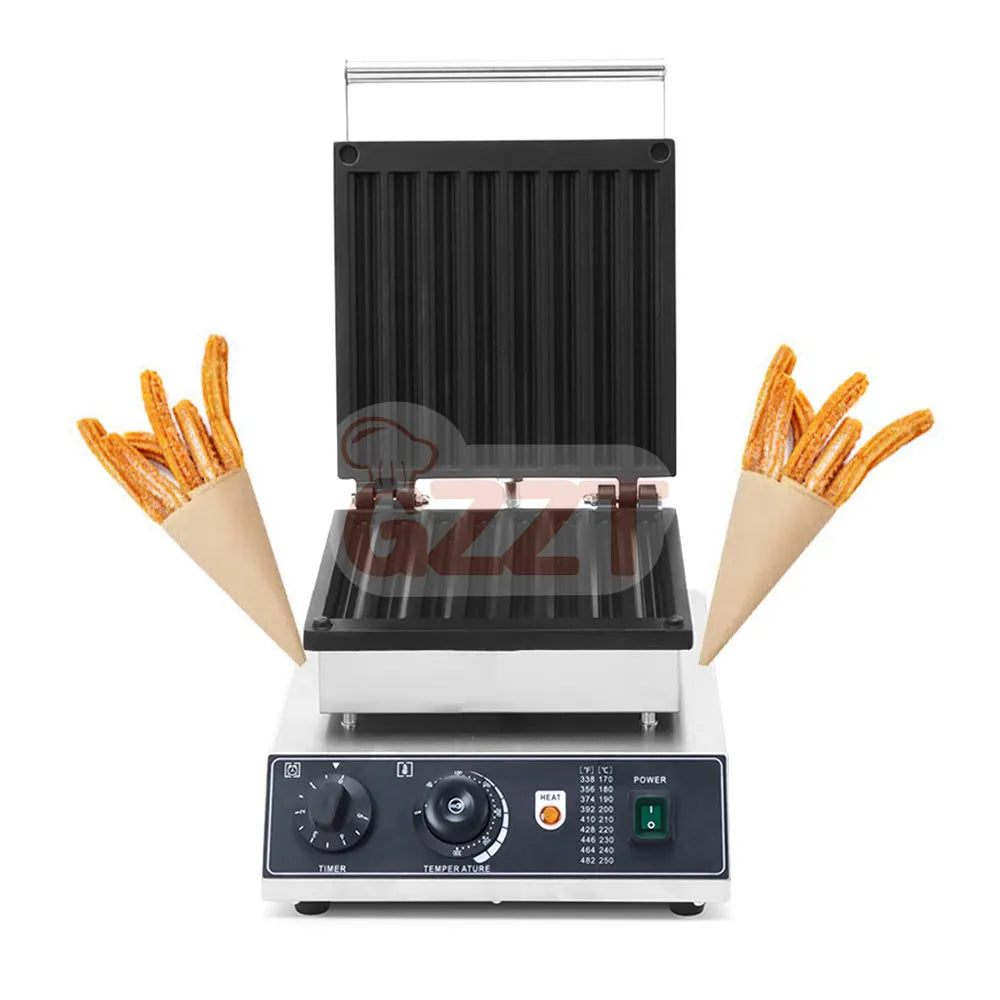 8- Hole Cruller Machine Electric Counter Top Commercial Bakery Equipment for Bar Dessert Churros Waffle Making Machine