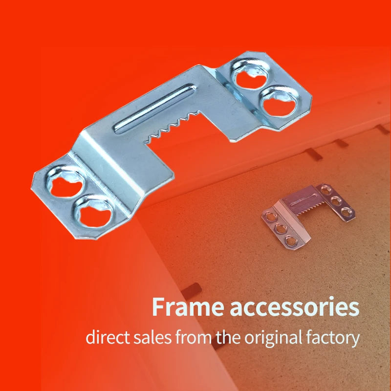X0909 TS-K082 Iron Zinc Plating Electrolytic Treatment Picture Frame Saw Tooth Hooks Longer Type Frame Accessories