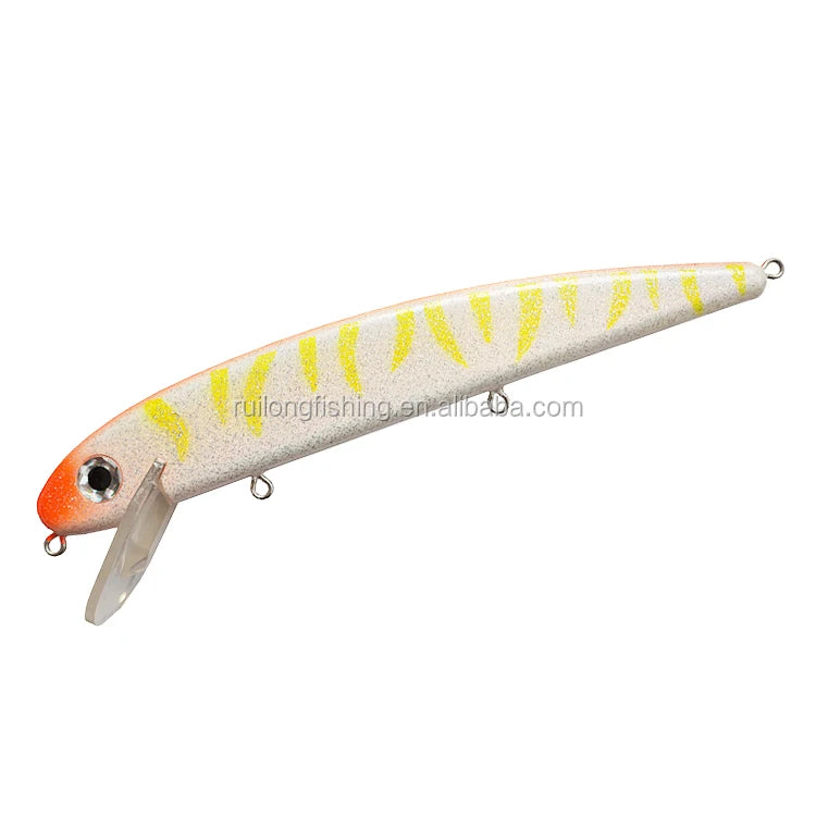 New Arrival Wholesale Minnow Hard Lure - Lifelike Saltwater Artificial Swim Bait with 3D Eyes