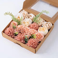 Valentine's Day Birthday Creative Gift Box of Rose Soap Flower Wedding Artificial Flower for Women Girls