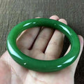 Natural Green Hetian Green Jade Bracelet Bangles Hetian Jade Gemstone Jade Bracelet Bangles