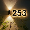 Modern Hotel Door Plate Touch Doorbell Switch with LED Illuminated Water Resistant Acrylic Door Room Number Sign Plate