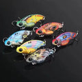 8g 14g 3D Printed Casting Fishing Lures Simulated Insect VIB Metal Lure Vibe Ice Winter Vibrating Bait Saltwater Fish Catfish Mini Fishing Lure