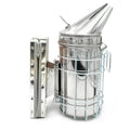 Stainless Steel Metal Bee Smoker for Bee Farm Use New Manual Beekeeping Tool