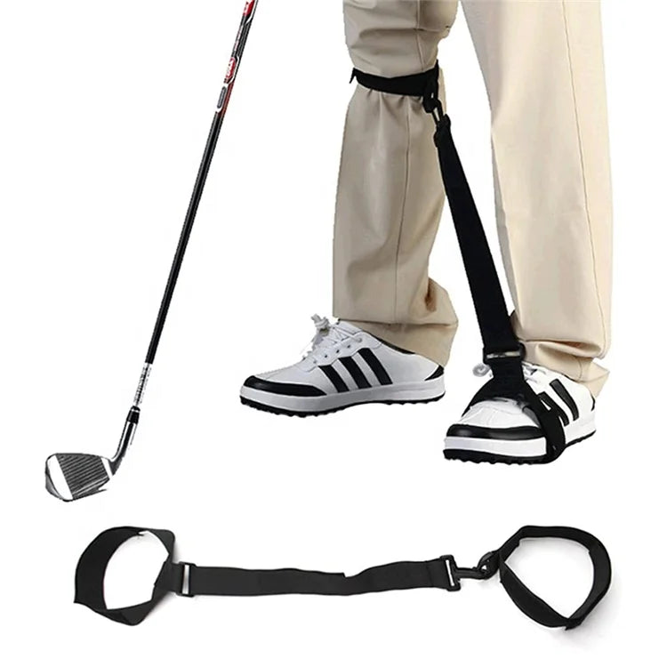 Golf Leg Posture Corrector Trainer Nylon Material Portable Durable for Golfer Beginners