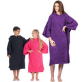 Custom Quick Dry Hooded Beach Surf Swim Dive Kids Adult Cotton Poncho Towel