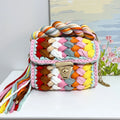 Fashionable Holiday Gift DIY High Quality Portable Durable Handmade Crochet Bag