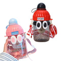 Innovative Products 2026 Plastic Water Bottle with Adjustable Strap Durable Cup with Hat Style Cap Hat Cup with Straw