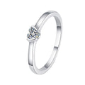 Wholesale Moissanite Jewelry 925 Sterling Silver Wedding Engagement Moissanite 0.3 Ct Diamond Ring