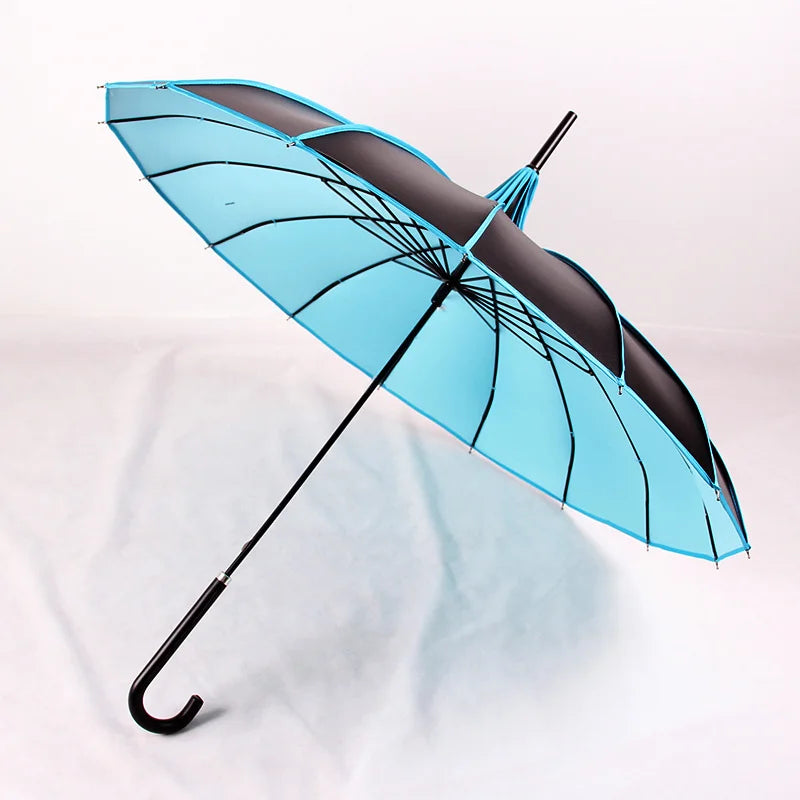 UPF50+ High Density Fabric Large Diameter 110cm Manual Open Anti-Inversion Frame Wholesale Gift Advertising Umbrella