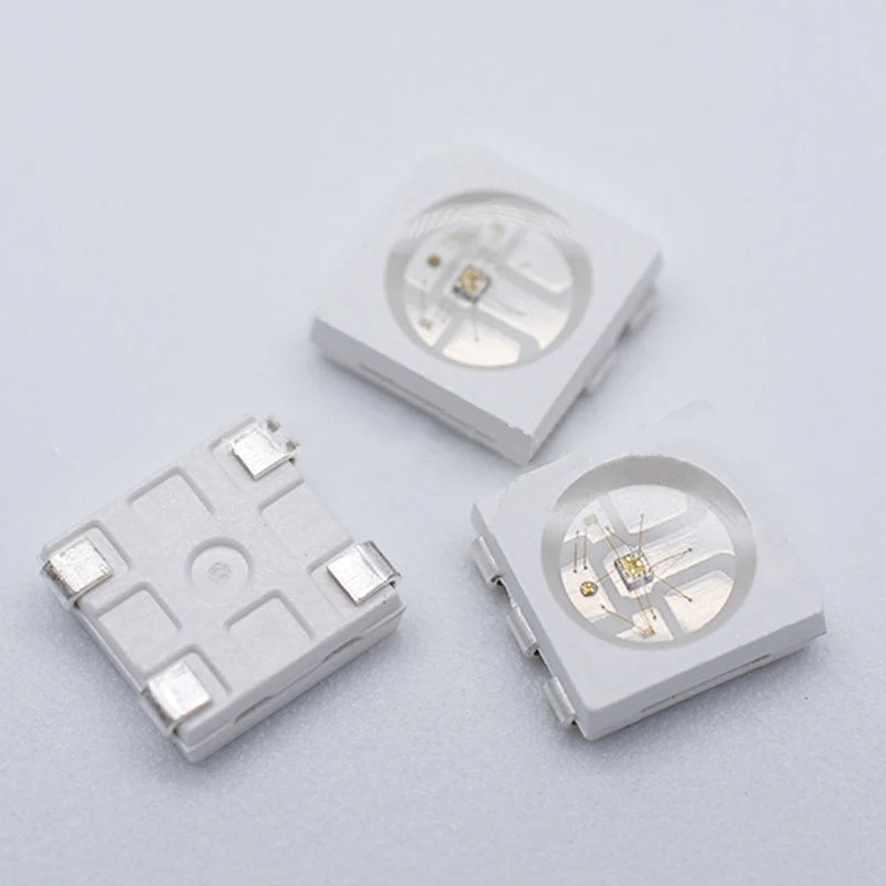 Programmable 5050 Light Bead 4-pin RGB Magic Color 5V Magic Color Highlighter Built-in Ic Compatible with Ws2812 Patch Led Light
