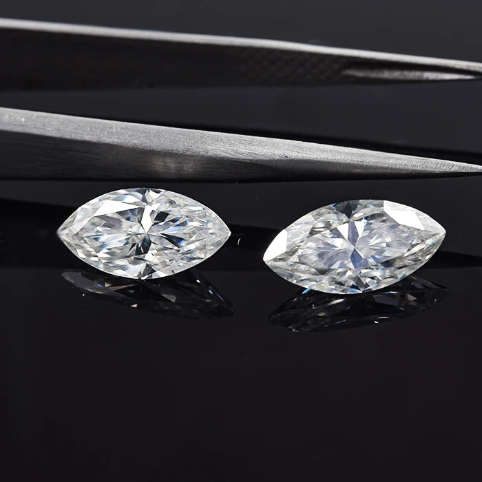 Pure Top D FL Clarity Synthetic Moissanite Diamond Marquise Cut 1ct 2ct 3ct 5ct Loose Jewelry Moissanite