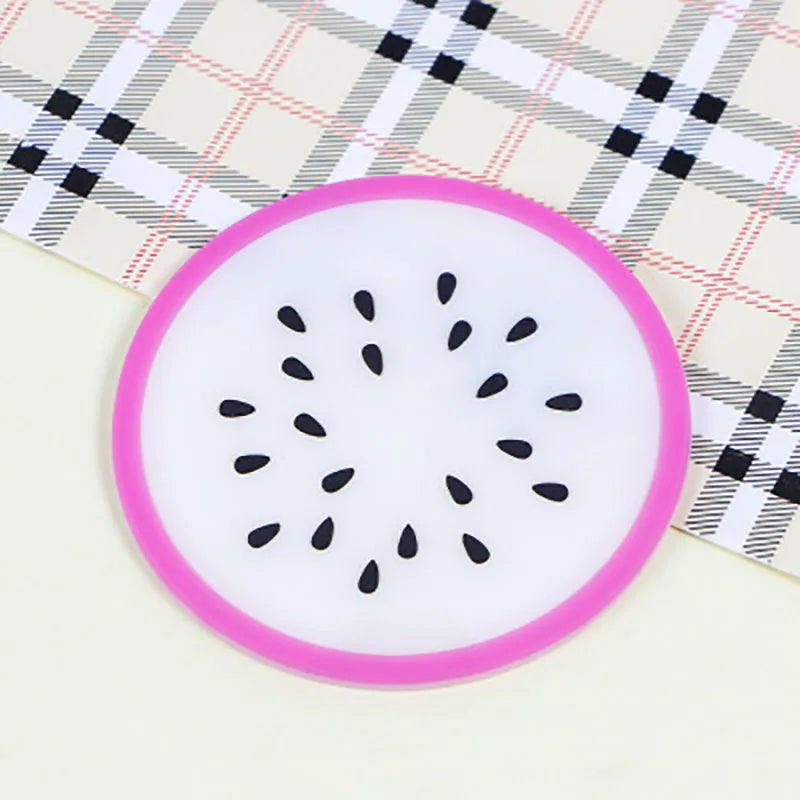Round Shape Silicone Coaster Coffee Table Cup Mats Pad Heat Insulation Cup Pads Placemat Kitchen Accessories Hot