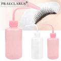 Customized Logo 250ml Plastic Grafted Elbow Flush Lash Water Rinse Squirt Bottle Eyelashes & Tools Washing Foam Container