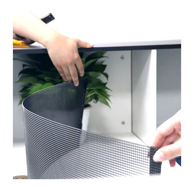 New Technology Ultra-Thin 3D Indoor Holographic Screen Transparent Sci-Fi Exhibition Hall Wall for Video Advertising