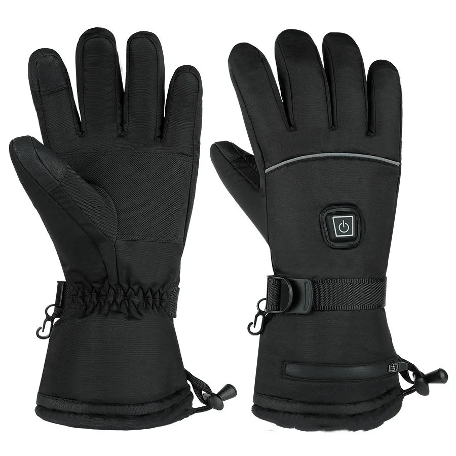 Usb Electric Heated Gloves 4000 Mah Rechargeable Battery Powered Hand Warmer for Hunting Fishing Skiing Motorcycle Cycling