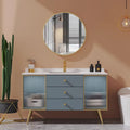 2024 Modern Style Artificial Stone Top Hotel Luxury Wooden  Bathroom Cabinet Vanity Set Cheap Bathroom Vanity