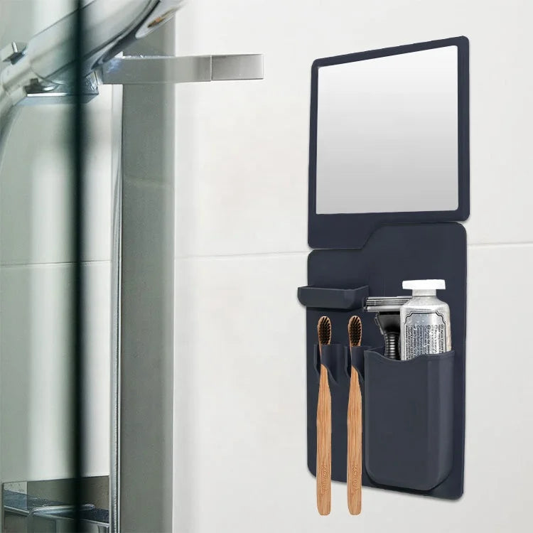 Silicone Toothbrush Holders - Multi-Function Hook Waterproof Self Adhesive Wall Mounted Single Hook for Bathroom Kitchen