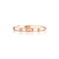 Hot Selling Fashion Style Double-Sided Polish Enamel Rivet Bangle Rose Gold Bracelet
