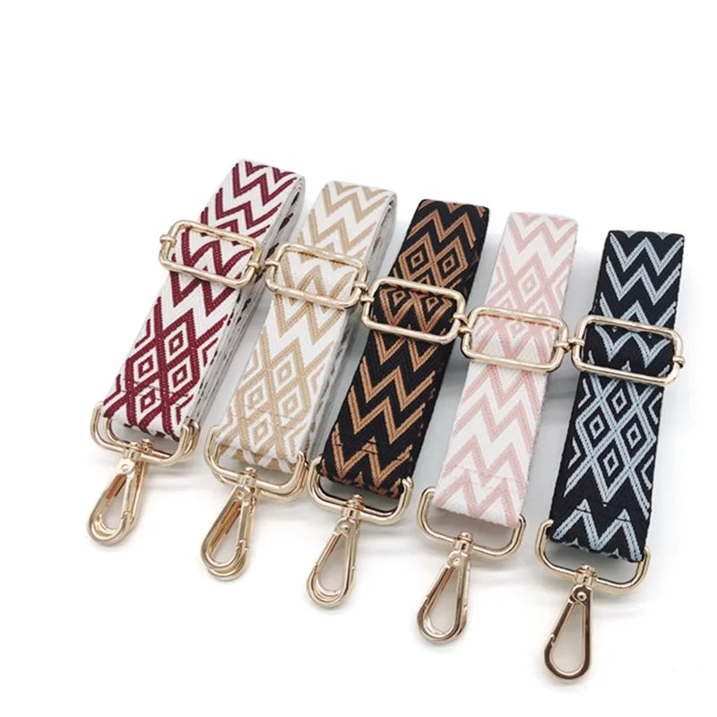 Manufacturer Custom Adjustable Replaceable Polyester Jacquard Shoulder Strap Nylon Shoulder Strap Special Bag Parts Accessories
