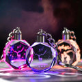 Small Bridge Professional Factory Wholesale Customization 3D Laser Engraving Led Glass Crystal Key Chains