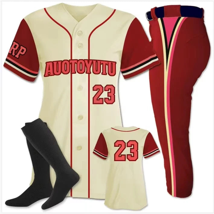 Custom Low Moq Sublimation Elite Baseball and Softball Uniforms Wear