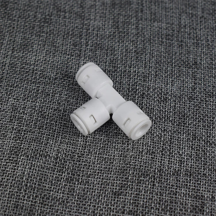 Ro Water Purifier System Spare Parts Tee Fitting Water Plastic Pipes Connect