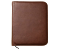 Personalized Genuine Leather Executive Padfolio Leather Portfolio Folder With Zip Closure Writing Pad