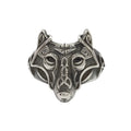 Wholesale Jewelry Viking Men's Jewelry Retro Style 316l Stainless Steel Retro Celtic Wolf Ring Creative Exquisite Boy's Ring