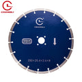 Industrial OEM Hot Press Key Slot Wheel Band Wet Cutting Diamond Saw Blade 250mm for Tile Stone High Speed Straight Smooth Edge