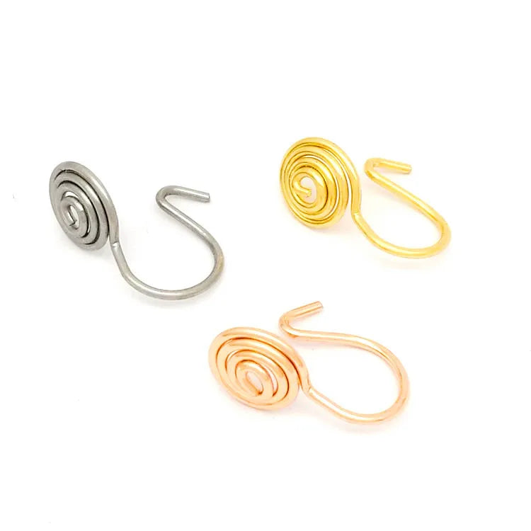 Fashion Accessories Stainless Steel Earring Without Hole Ear Clip Jewelry Findings Painless Ear Clip