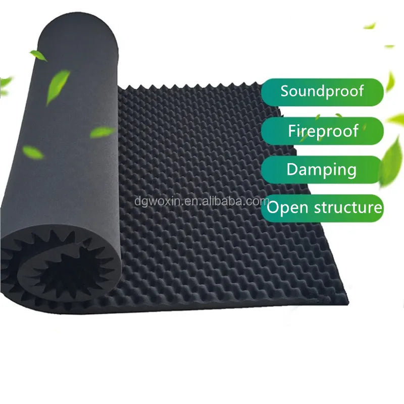 Modern High-Density Acoustic Foam Panels for Studio Use Economical Soundproof Solution Easy Installation High Strength Adhesive