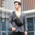 FENRUIEN Fashion Korean Handbag Multifunction Shoulder Bag for Girls Business Crossbody Bag Wallet Waterproof Chest Bag 2025