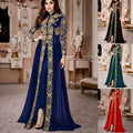 Evening Dresses Arabic Turkey Abaya Islamic Moroccan Kaftan for Women Caftan Moroccan Kaftans Dubai
