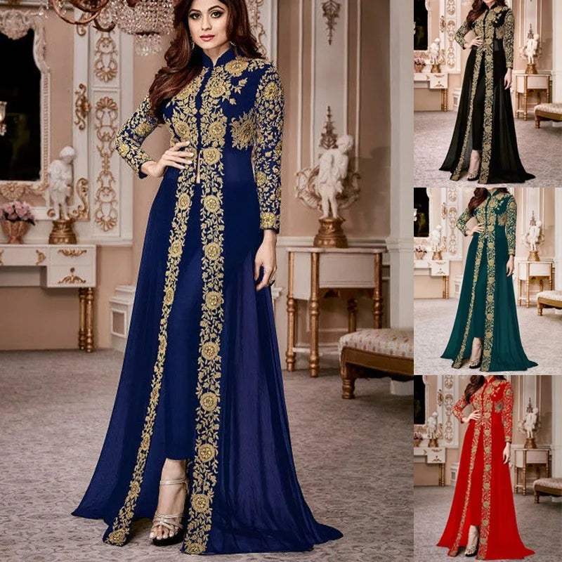 Evening Dresses Arabic Turkey Abaya Islamic Moroccan Kaftan for Women Caftan Moroccan Kaftans Dubai
