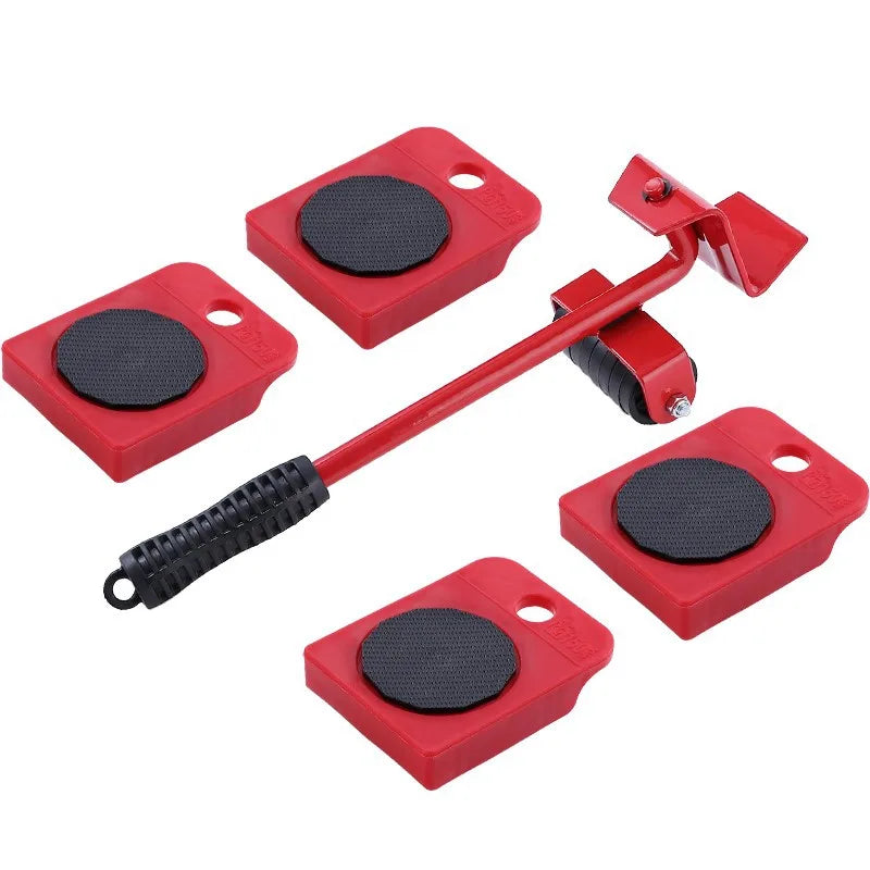 Furniture Lifter and 4 Pcs 3.9"x3.15" Furniture Slides KitFurniture Move Roller Tools