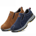 Hot Sale Men's Steel Toe Work Boots Size 14 Genuine Leather Industrial Safety Shoes for Winter Labor Insurance Hot Selling