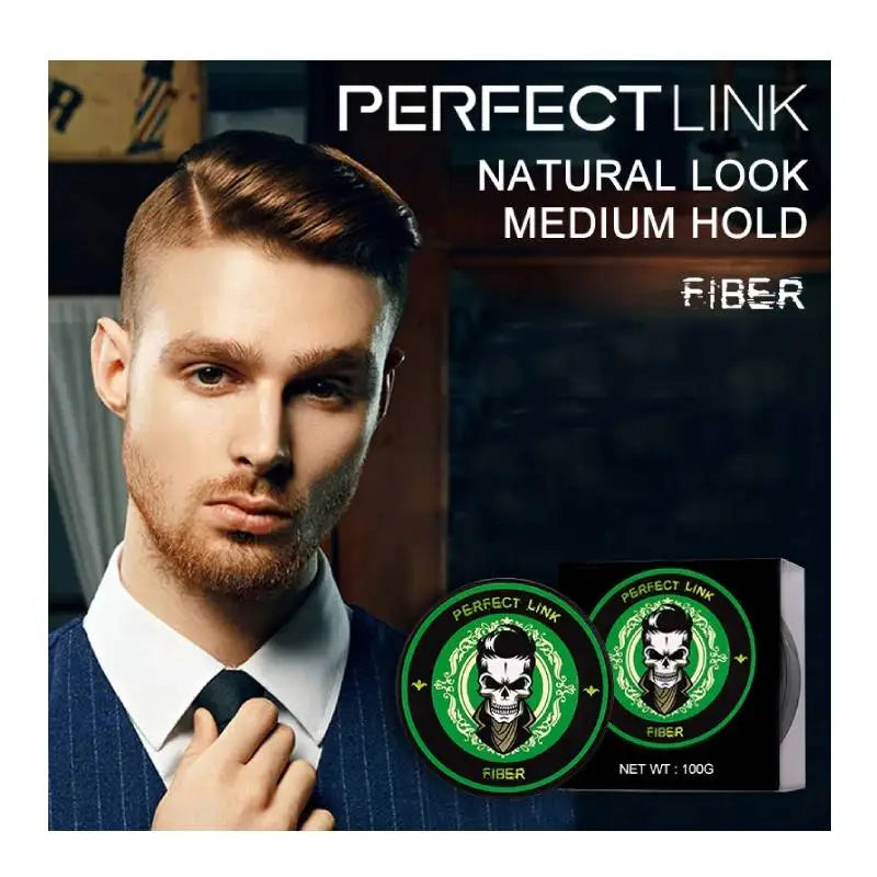 Organic Men's Hair Styling Products 48 Hours Hold Strong Hair Wax Private Label
