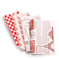 Wholesale Custom Food Grade Coated PE Single Side Printed Burger Wrapping Paper for Burger and Sandwich Wraps