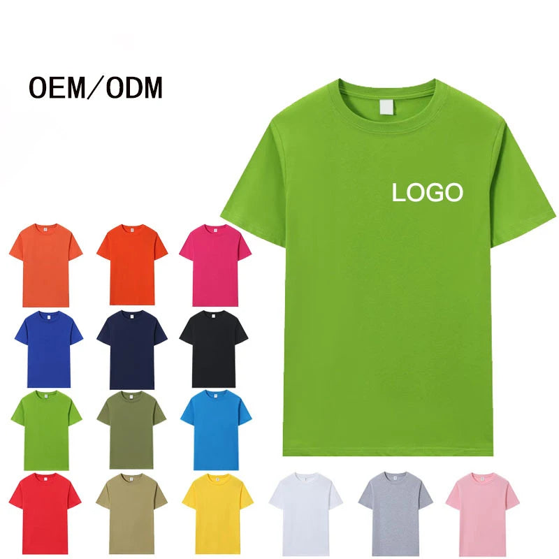 Unisex Sport Letter Custom Printing T-Shirt 100% Cotton Knitted Tshirts for Men Digital Printing