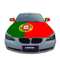 Hot Sale Cheap Custom Size Engine 100%Polyester Cover Rearview Mirror Custom Portugal Portuguese Car Hood Flag
