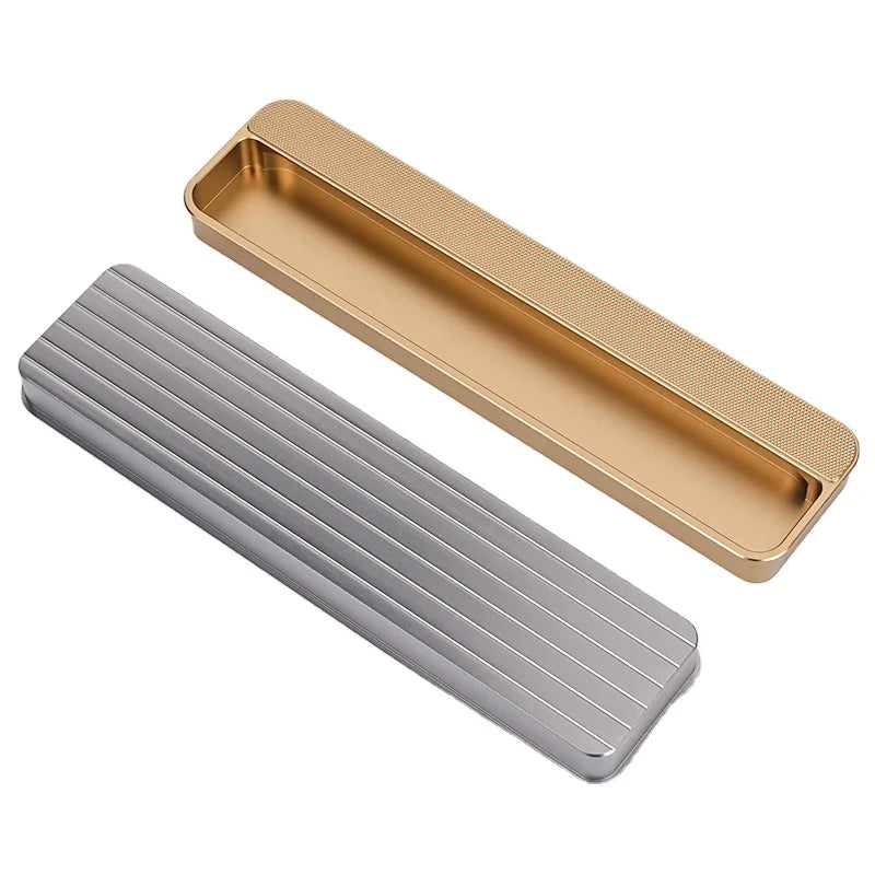 Modern New Design Handle Gold  Black Combination  European Furniture Cabinet Gold Drawer Handles